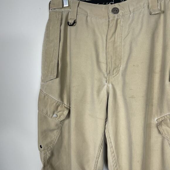 Gramicci Cargo Pants Men’s 32x32 Khaki Climbing Hiking Outdoor Zip Pockets - Picture 5 of 14